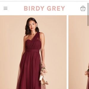 Birdy Grey Cabernet Bridesmaid Dress - Small